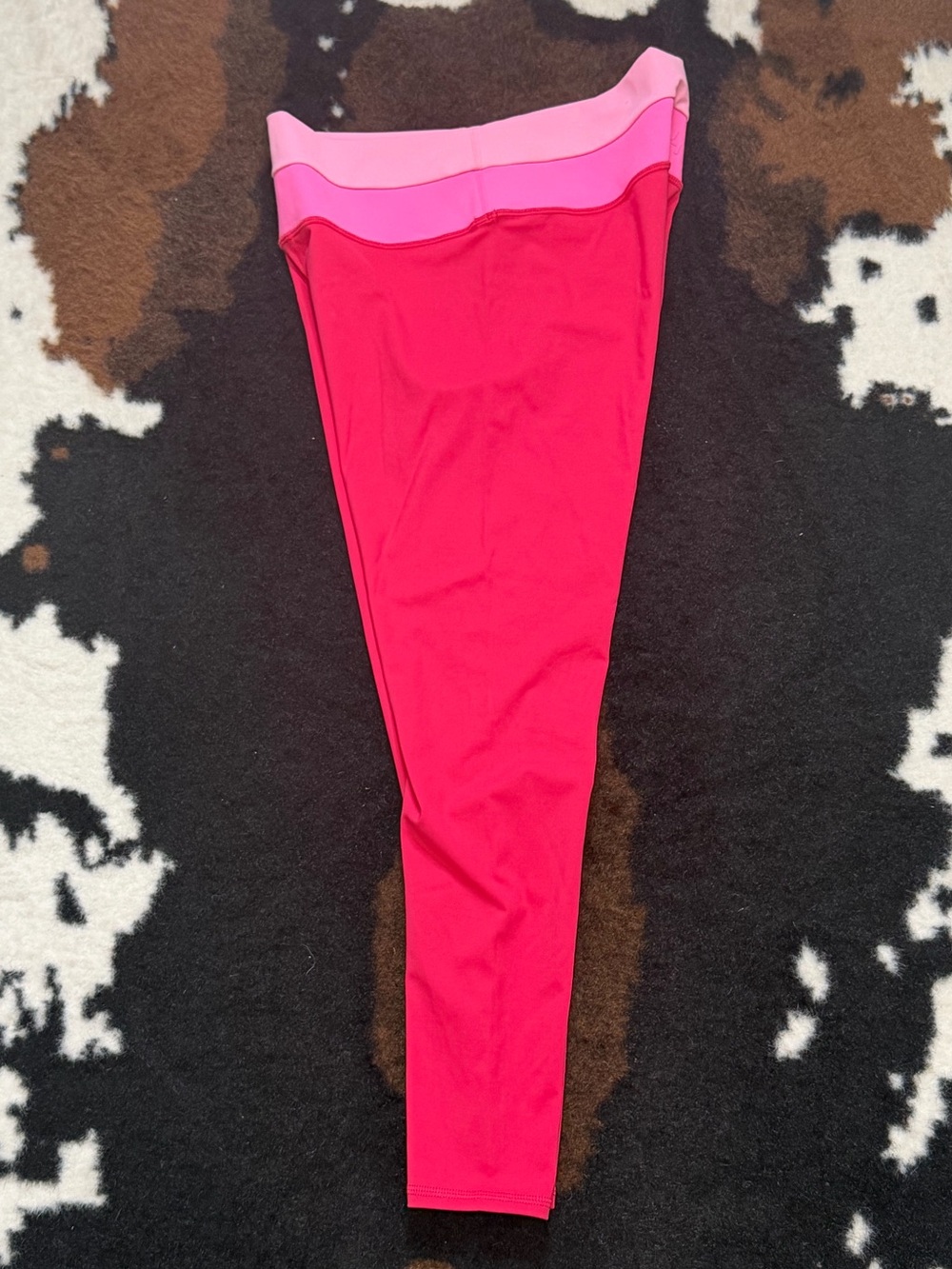 JoyLab Pink Colorblock High Rise Leggings Women’s Large Full Length Activewear - Picture 4 of 9